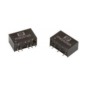 1Pcs ITW2412S Isolated DC/DC Converters DC-DC, 1W, 2:1 INPUT SIP