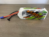 6S LiPo battery pack in soft case with QS8 plug, 22.2V 90C