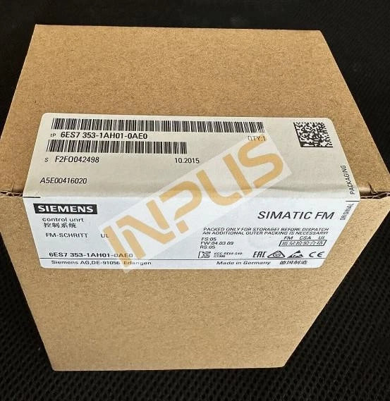 6ES7353-1AH01-0AE0 SIEMENS S7-300 FUNCTION MODULE  Control Unit Fast Shipping