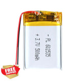 Qimoo 602535 Lipo Battery 500mAh JST PH2.0mm Battery