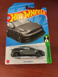 HOT WHEELS 2023G - TESLA MODEL Y GREY - HW GREEN SPEED 1/10 A51
