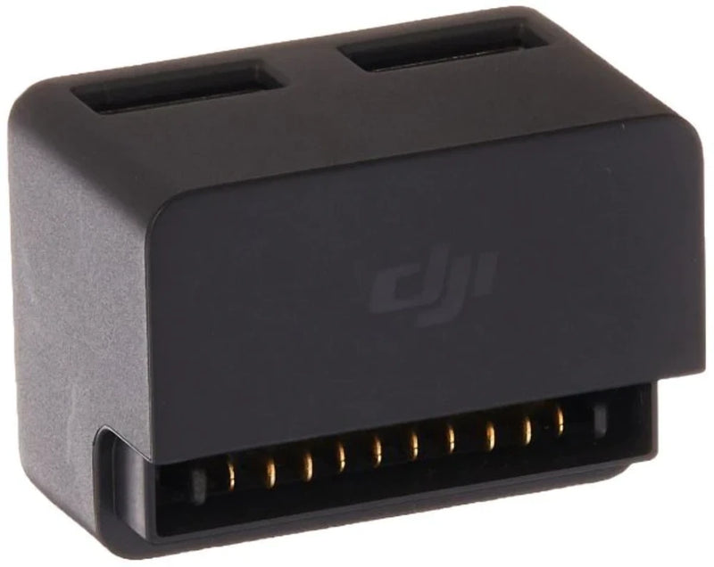 Mavic battery to power bank adaptor with multi-pin connector, black