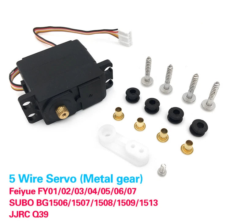 3/5-Wire Steering Servo Gear RC Car Truck Upgraded Parts For FY-01/02/03