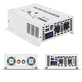 1500W Pure Sine Wave 12V To 120V Solar Power  InverterRV Off-Grid Car Converter