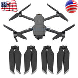 2 Silver Pairs 4PCS 8743 Low-Noise Propeller For DJI Drone Mavic 2 Pro 2 Zoom