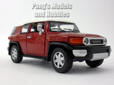 5 Inch Toyota FJ Cruiser 1/36 Scale Diecast Metal Model - RED