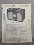 SAMS PHOTOFACT SERVICE Manual Jewel Model 5010 Battery Operated Vintage Radio Battery