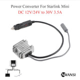 NWANSI For Starlink MINI 12/24V to 30V 3.5A DC power converter car charger