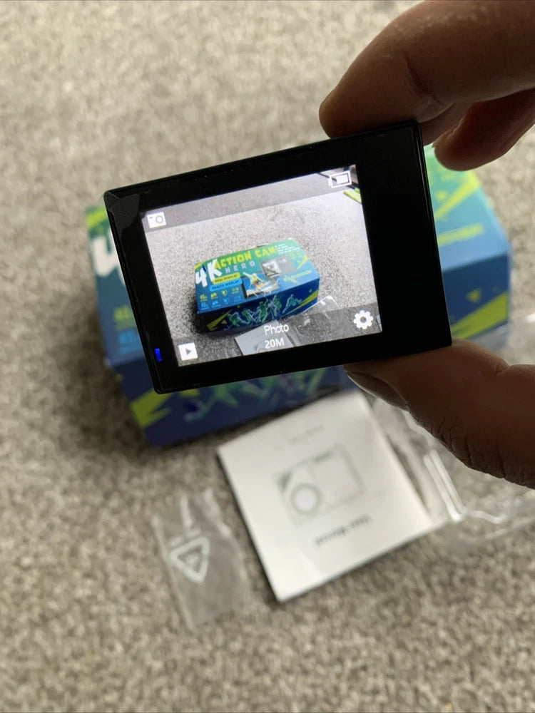 Exprotrek Action Camera, 4K 30fps Ultra HD, 40 m 100 ft Waterproof Underwater