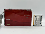 [Excellent] Fujifilm FinePix Z700EXR Digital Camera Red 12.0MP 5x Tested Japan