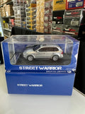 PORSCHE CAYENNE TURBO S SILVER SUV 1/64 DIECAST CAR MODEL BY SW STREET WARRIOR