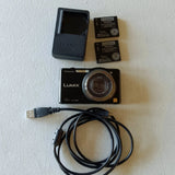 Panasonic Lumix DMC-S27 Digital Camera + 2 Batts + Charger + USB - PLEASE READ