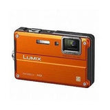 Panasonic Lumix DMC-FT2 Orange Waterproof Digital Camera From Japan