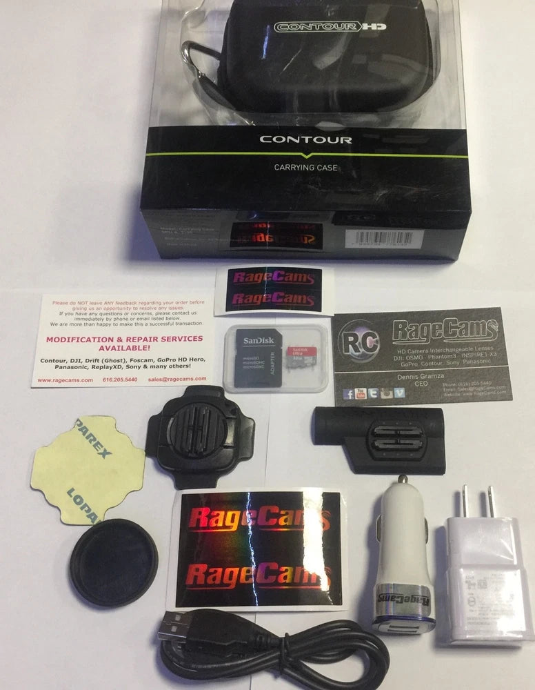Contour ROAM Contourroam HD Video Camera 32gb Carry Case 90 day Warranty
