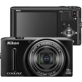 Nikon COOLPIX S9400 18.1 MP 18x Optical Zoom Black Digital Camera - 100% Working