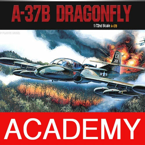 1/72 A-37B DRAGONFLY #12461 ACADEMY HOBBY MODEL KIT