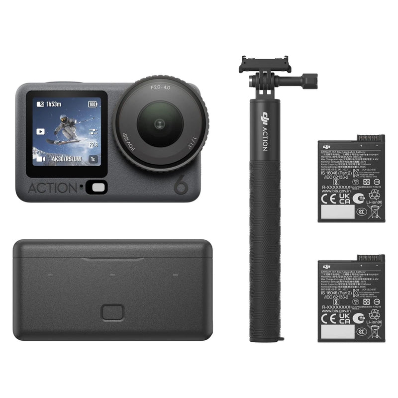 DJI Osmo Action 6 Enhanced Combo, Camera 6 Combo