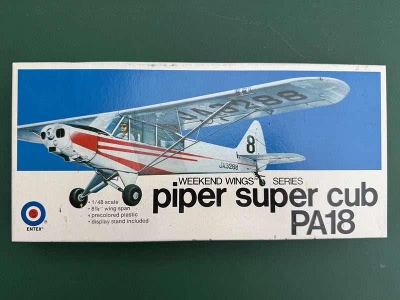UNASSEMBLED ENTEX 1/48 scale PIPER SUPER CUB PA18 MODEL KIT #8515S Weekend Wings