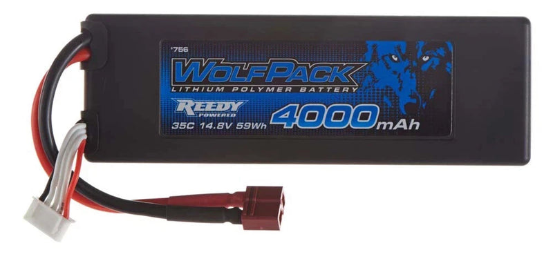 Associated WolfPack 4S 14.8V 4000mAh 35C LiPo Battery #756 Battery