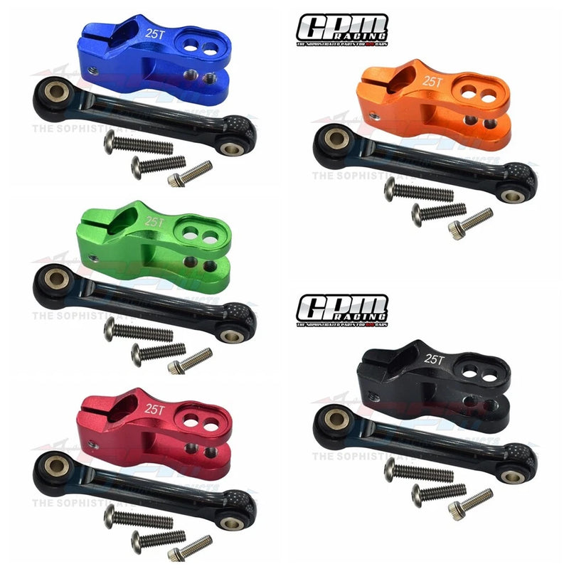 GPM Alloy Servo Mount + Tie Rod for TRAXXAS 1/7 UNLIMITED RC CAR PART