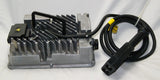 36/48V golf cart battery charger with cooling fins and power cable connector