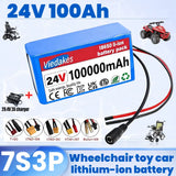 24V 7s3p 100Ah Rechargeable Battery, suitable for Wheelchair, RC model, scooter Battery
