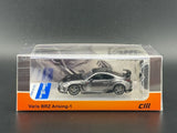 CM Model Subaru BRZ Varis Widebody custom Metallic Gray w/ Extra Wheels set 1/64