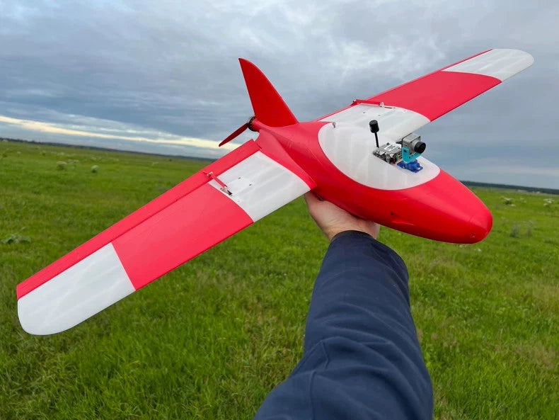3DPrinted Flying Wing GROM FPV Ultra-High-Speed Remote-Controlled Aircraft Model