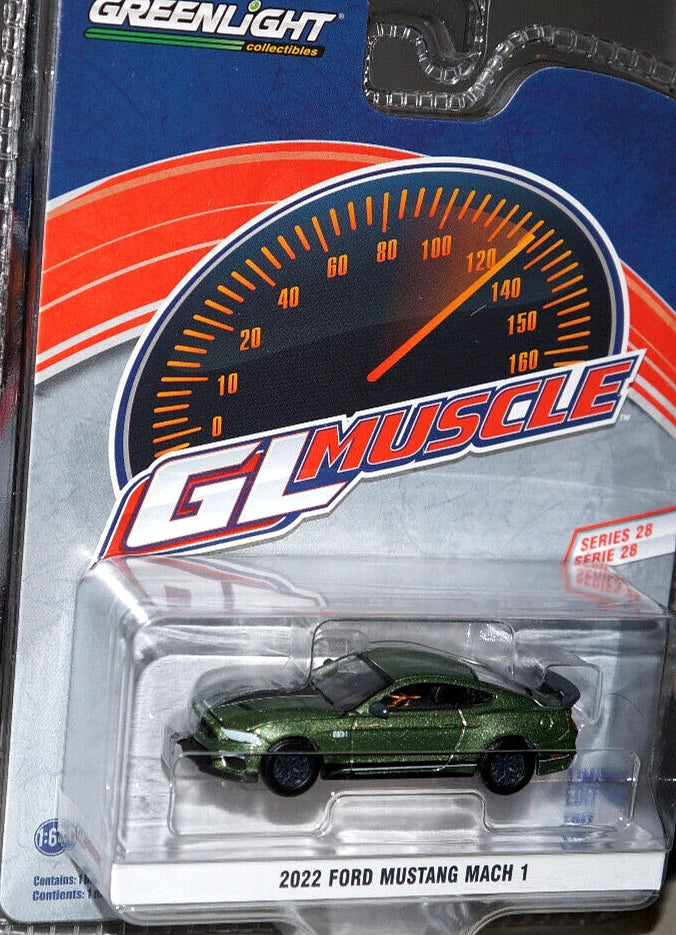 Greenlight 2020 Ford Mustang Mach 1 Eruption Green Model Toy Car Diecast New