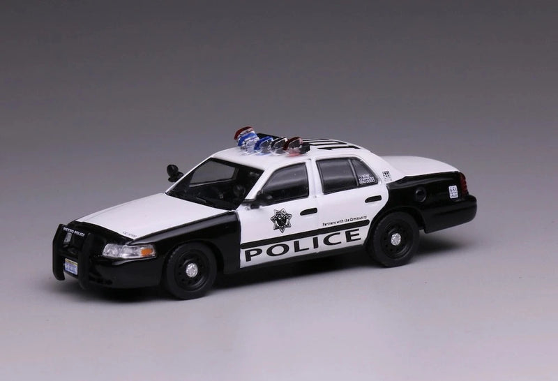 ED 1:64 596 LVPD Vegas Police Crown Victoria CV EN114 Model Diecast Collect Car