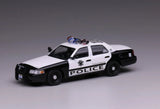 ED 1:64 596 LVPD Vegas Police Crown Victoria CV EN114 Model Diecast Collect Car