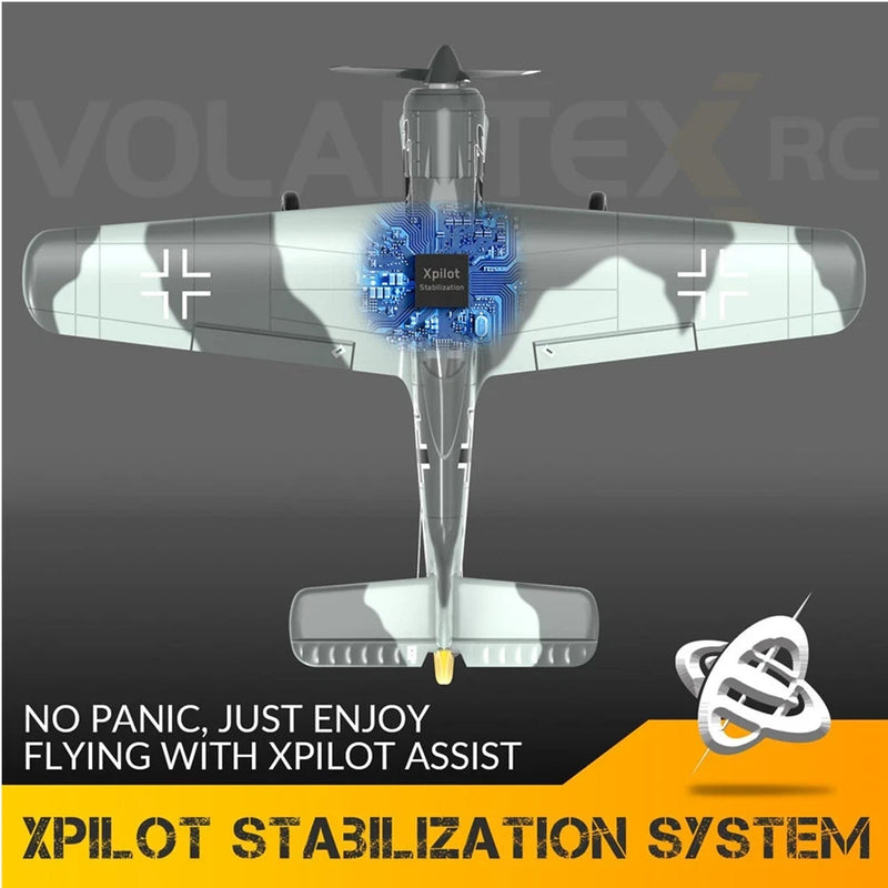 Volantex FW190 Fighter 2.4G 4CH RC Airplane 6Axis Gyro Glider RC Model Vehicles