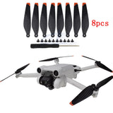 8pcs 6030F Carbon Fiber Low Noise Propellers Blade Prop for DJI Mini 4 Pro 3 Pro