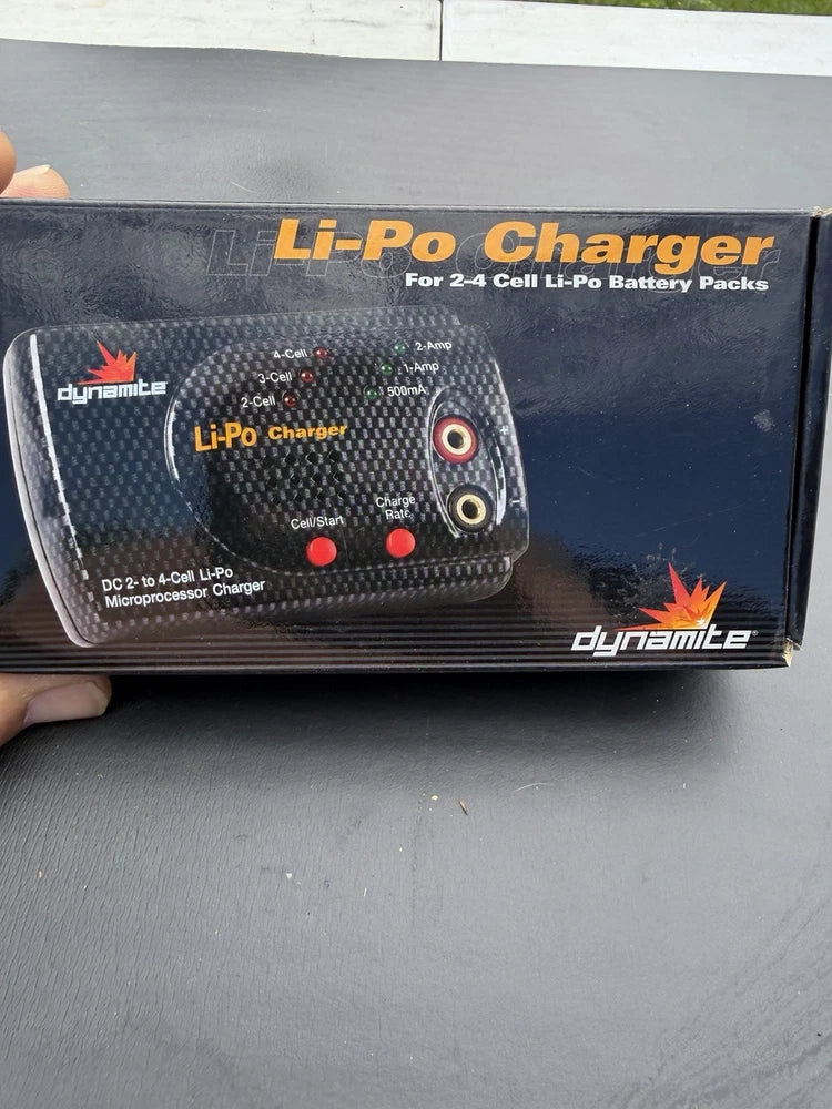 DYNAMITE DYN4058 LI-PO CHARGER FOR 2-4 CELL LI-PO BATTERY PACKS T10 Battery