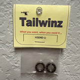 Vintage RC Kyosho Helicopter Tail Bearing Bearings (2) H3040