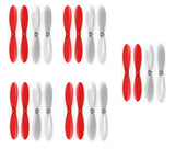 Hubsan X4 H107C+ PLUS Red Clear Propeller Blades Props 5x Propellers