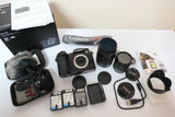 PANASONIC Lumix DC-G9 Mirrorless Camera 4K - 2 LENS, charger, 3 batteries