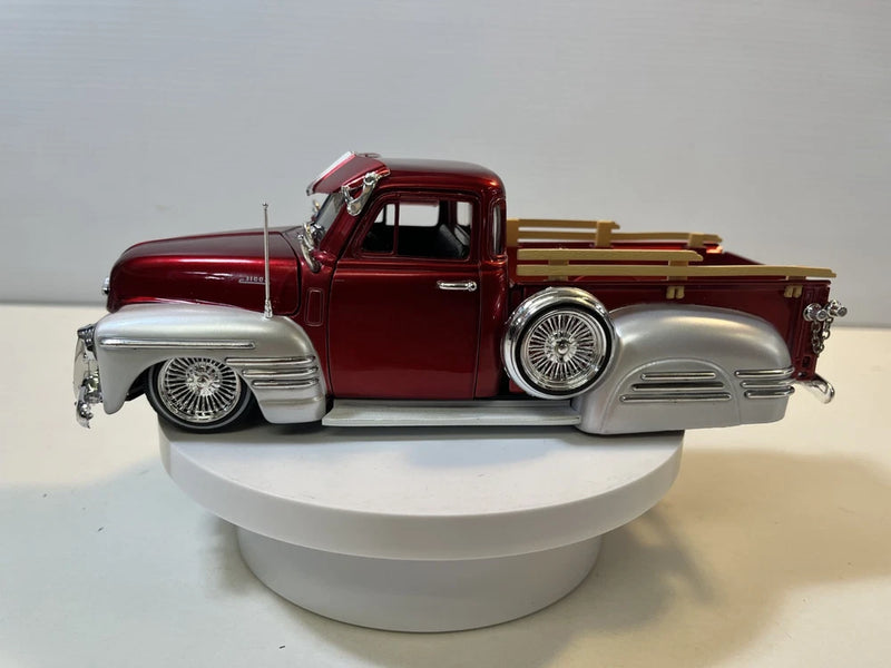 1951 Chevy Lowrider 3100 Diecast Model Car: 1/24 Scale, New No Box By Jada