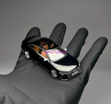 JKM 1:64 Black S8 L D5 Luxury Sedan Sports Model Diecast Metal Car