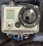 GoPro Hero 2 HD2-14 Silver Action Camera w Case (READ)