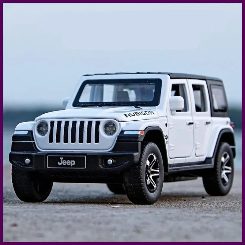 1:32 Jeeps Wrangler Rubicon Alloy Car Model Diecasts Metal Off-road Vehicles Car