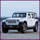 1:32 Jeeps Wrangler Rubicon Alloy Car Model Diecasts Metal Off-road Vehicles Car