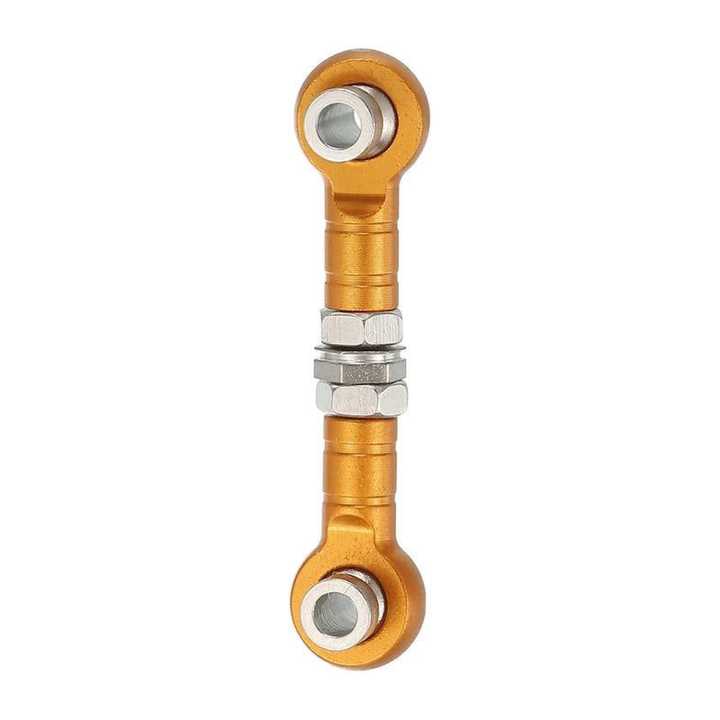 1 Pcs Steering Servo Rod RC Aluminum Linkages for RC Car(Gold Tone, 32mm)