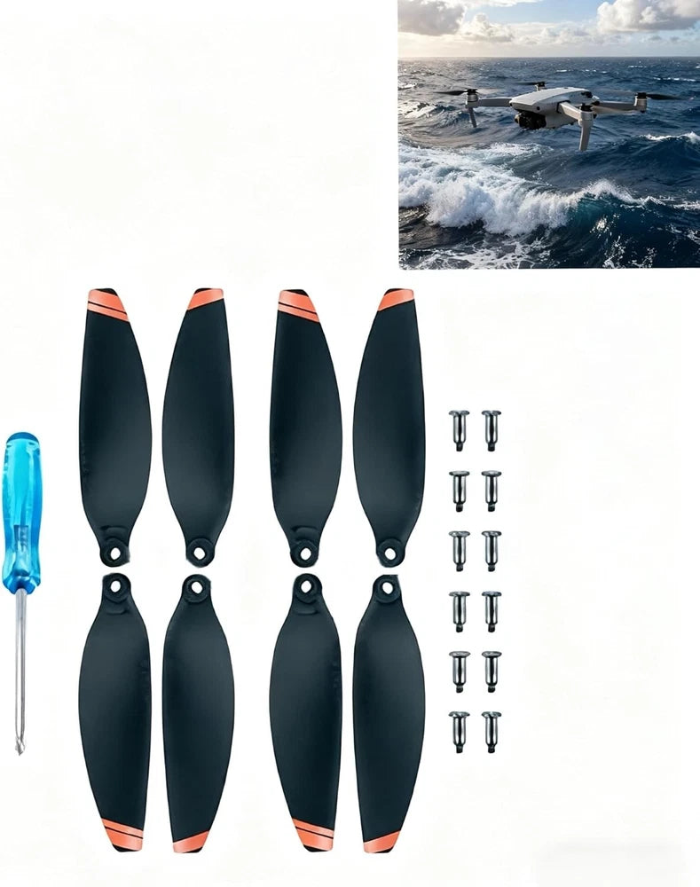 8Pcs Low-Noise Quick-Release Propellers for DJI Mini 2 / Mini 2 SE/Mini 4K Drone