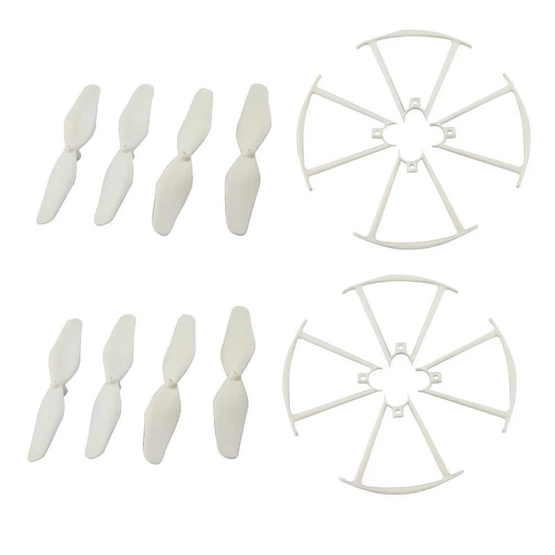 8 Pairs RC Helicopter Propellers & Guard Cover for X20 X20W
