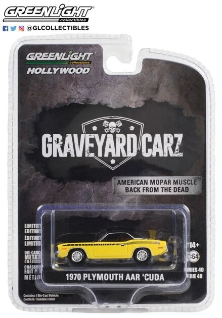 1/64 GRAVEYARD CARZ 1970 PLYMOUTH AAR 'CUDA (SEASON 3 - AAR YOU READY FOR THIS)
