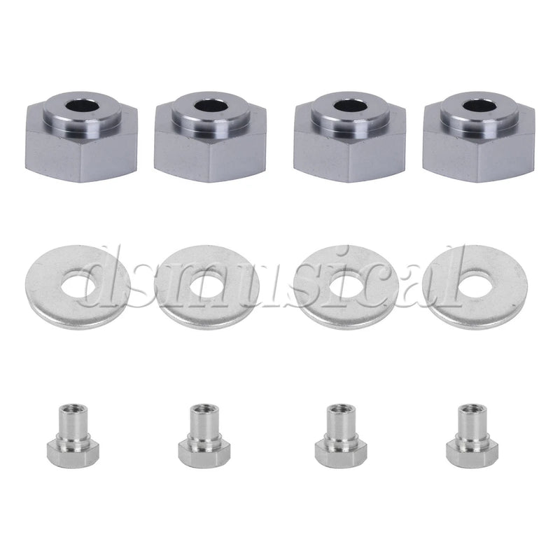 4PCS Metal N10237 12-17mm Wheel Hex Adapter Adaptor Converter for RC1:10 On-Road Converter