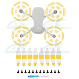 8pcs Low Noise Propellers Blades Props White Yellow For DJI Mavic Mini 2 Drone