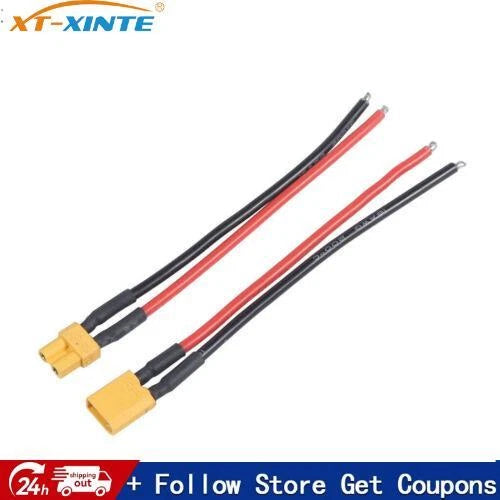XT30 Plug Male and Female Connector Cable for RC Lipo Battery FPV Drone charger