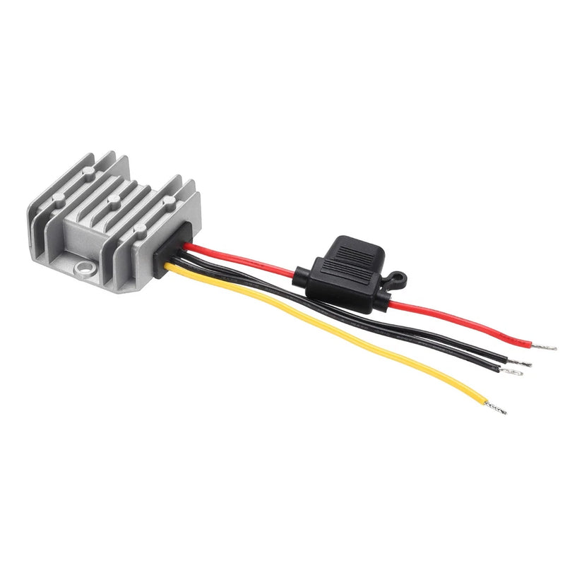 DC 15-40V to DC 12V Power Converter, Output 10A 120W with Fuse for Car Truck